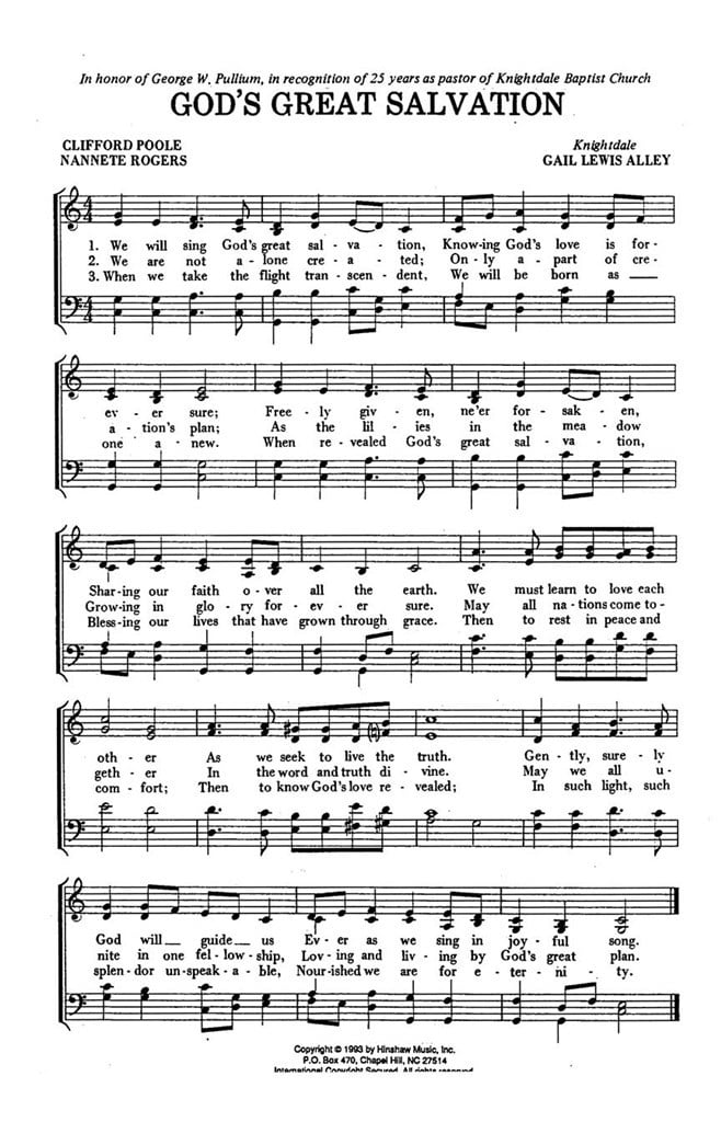 God's Great Salvation